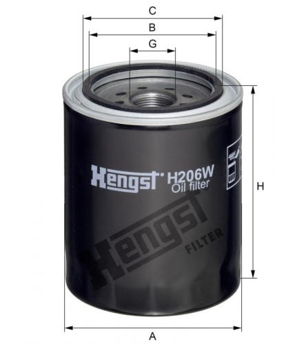 Filtr oleju H206W