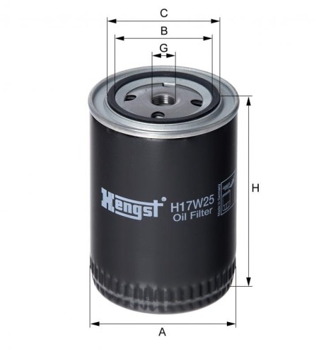 Filtr oleju H17W25