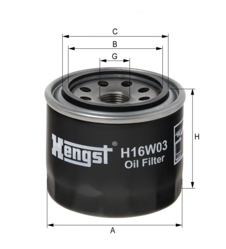 Filtr oleju H16W03