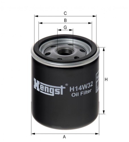 Filtr oleju H14W32