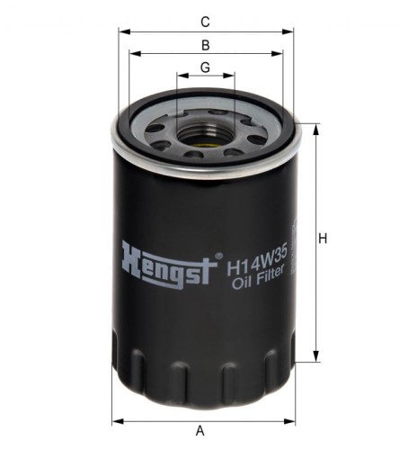 Filtr oleju H14W35
