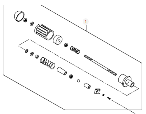 V34486000 Dźwignia rewersu 