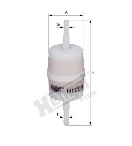 Filtr paliwa H100WK