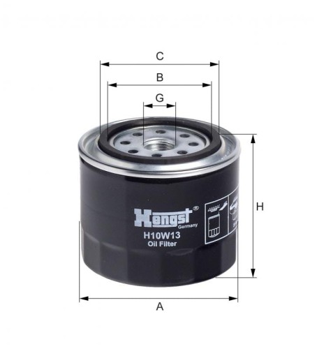 Filtr oleju H10W13
