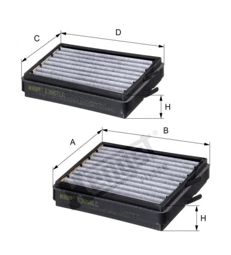 Filtr kabinowy E970LC01-2