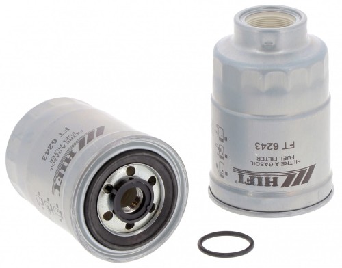 Filtr paliwa FT6243 HIFI FILTER do MITSUBISHI: PAJERO 2.5 TD, L200 2.5 D KOMATSU: FD 30 TOYOTA: 40-8 FD 80 N