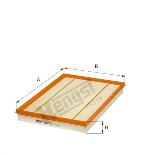 Filtr powietrza E887L