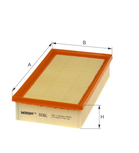 Filtr powietrza E637L