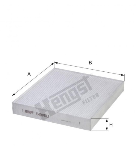 Filtr kabinowy E4908LI