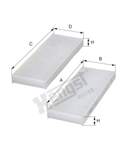 Filtr kabinowy E4912LI-2