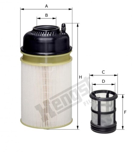Filtr paliwa E440KPD269-2