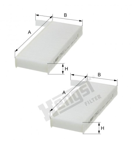 Filtr kabinowy E3942LI-2