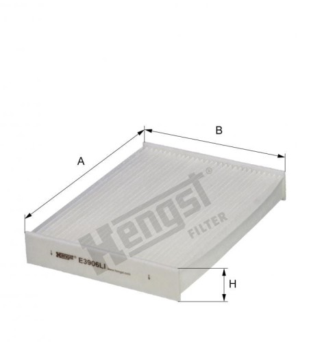 Filtr kabinowy E3906LI