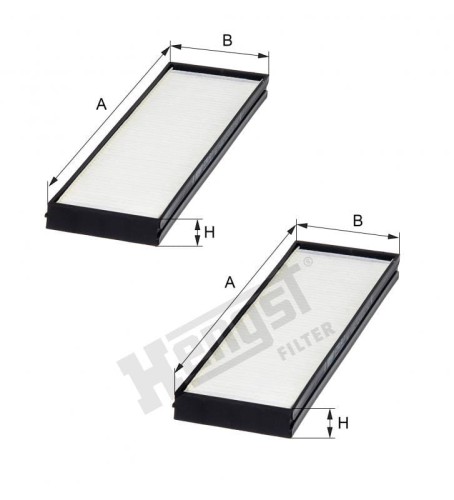 Filtr kabinowy E3915LI-2