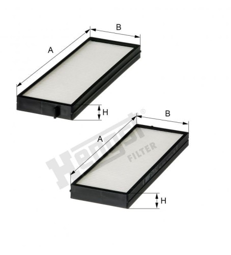 Filtr kabinowy E3916LI-2