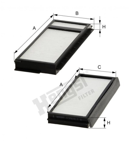 Filtr kabinowy E2970LI-2