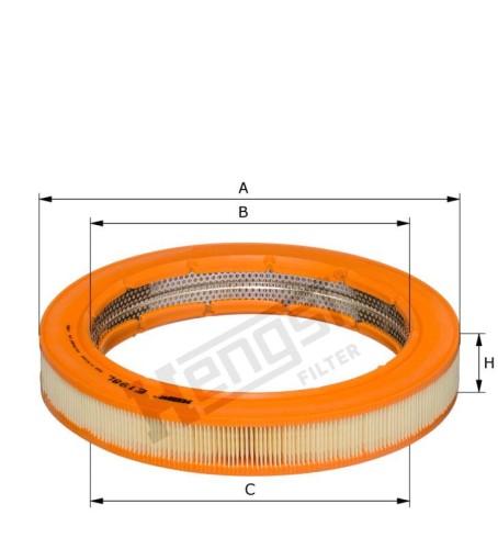 Filtr powietrza E198L