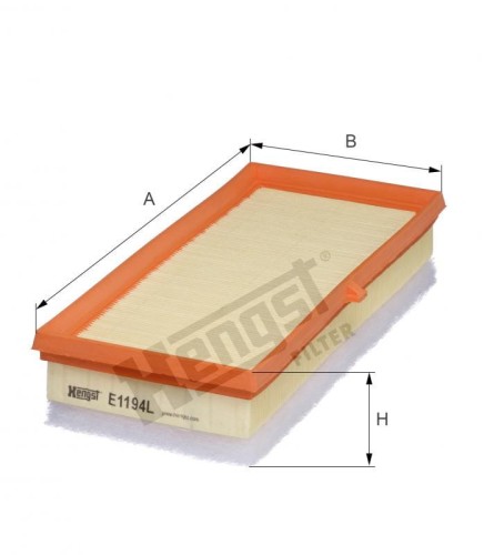 Filtr powietrza E1194L