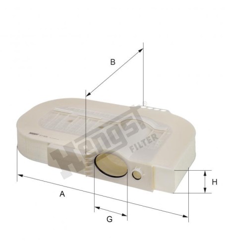 Filtr powietrza E1162L