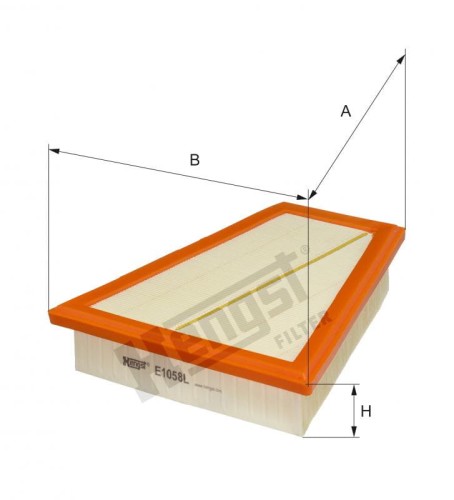 Filtr powietrza E1058L