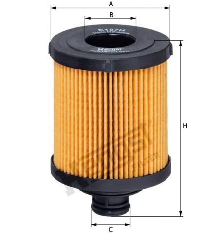 Filtr oleju E107HD166