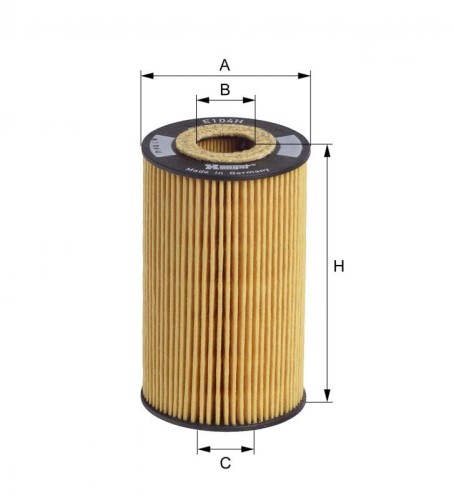Filtr oleju E104HD43