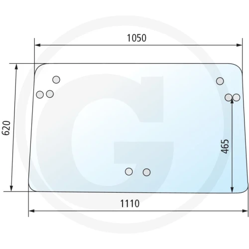 Szyba przednia Steyr 955, M 948, 952, 958, 963