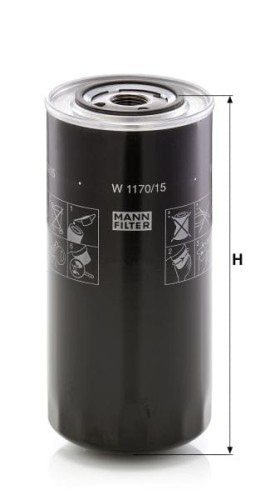 Filtr oleju W1170/15 Mann Filter
