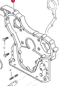 V836667947 Obudowa koła rozrządu