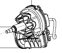 V6384500B Silnik wycieraczki 270 st 