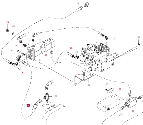 V34933200 Przewód gumowy