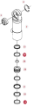X560240001000 Uszczelniacz cylindra 