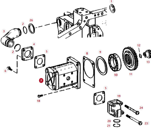 F824100490100 Pompa hydrauliczna 