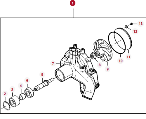 ACP040808A Pompa wody