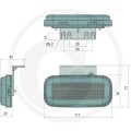 Lampa obrysowa boczne LED