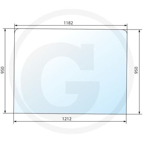Szyba przednia Renault Kabine: TA , Serie R: 751, 781, 851