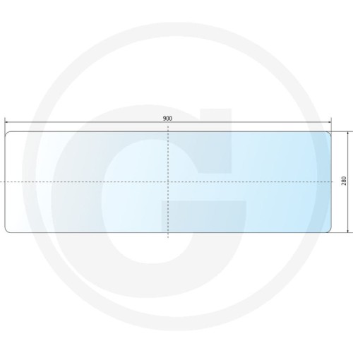 Szyba tylna dolna Deutz-Fahr Serie DX 3: DX 3.10, DX 3.30, DX 3.50, DX 3.60, DX 3.65, DX 3.70, DX 3.80, DX 3.90 Serie DX 3 SC: DX 3.10 SC, DX 3.30 SC, DX 3.50 SC, DX 3.60 SC, DX 3.65 SC, DX 3.70 SC, DX 3.80 SC, DX 3.90 SC