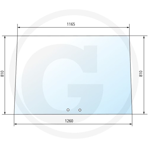 Szyba przednia Steyr Seria 80: 8140, 8150, 8160, 8165, 8170