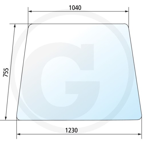Szyba przednia Case IH Seria 94: 1194, 1294, 1394, 1494, 1594, 1694