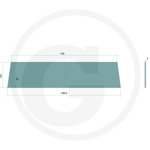 Szyba tylna dolna Lamborghini Seria R 800: R 854 Seria R 900: R 955 Seria R 1000: R 1056, R 1156, R 1256