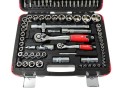 Zestaw kluczy nasadowych 1/2" 1/4" 108el. Tvardy