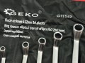 Klucze oczkowe 6-22 mm wygięte GEKO zestaw komplet