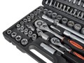 Zestaw kluczy nasadowych 108el. 1/4"-1/2" GEKO