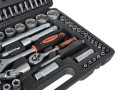 Zestaw kluczy nasadowych 108el. 1/4"-1/2" GEKO