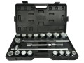 Zestaw kluczy nasadowych 3/4" 19-50mm GEKO