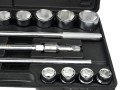 Zestaw kluczy nasadowych 3/4" 19-50mm GEKO