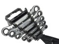 Zestaw kluczy oczkowych z grzechotką 6-22mm GEKO