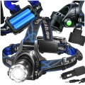 Lampa latarka czołowa akumulatorowa CREE XM-L T6 LED 1000lm lumenów