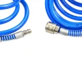 Przewód pneumatyczny wąż spiralny do powietrza niełamiący 15 metrów PU 8x12mm 