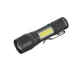 Latarka mini – taktyczna LED COB 10W 500mAh 500lm 